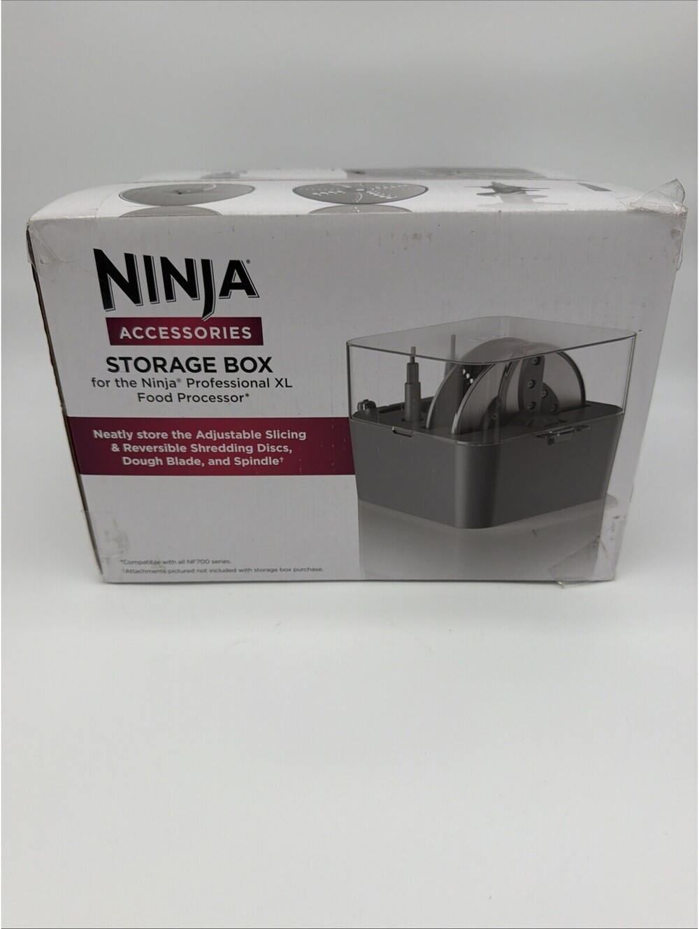 Ninja XSKNF70SBX Professional XL Food Processor Accessories Storage Box 2D